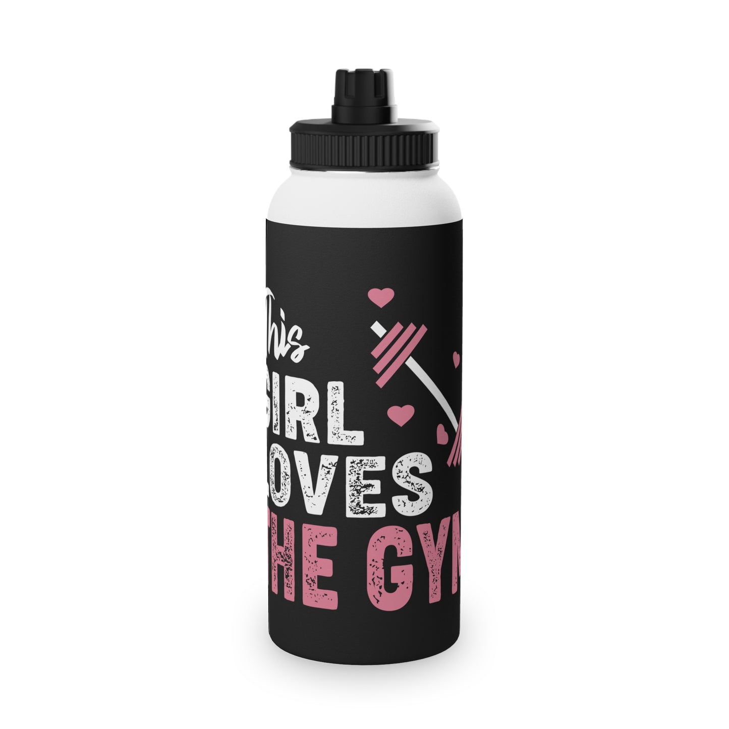 This Girl Loves The Gym Stainless Steel Water Bottle | Sporty Hydration Gear