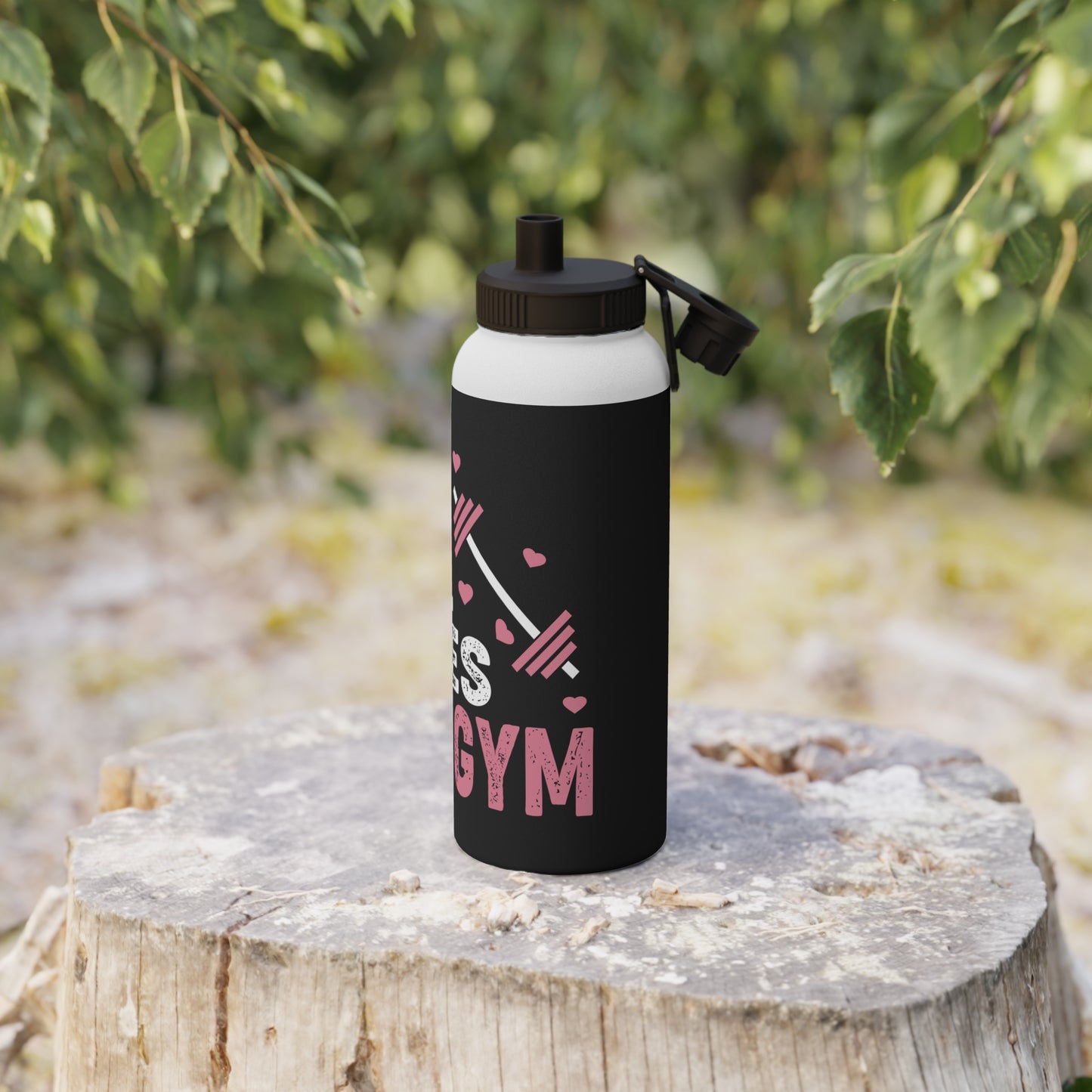 This Girl Loves The Gym Stainless Steel Water Bottle | Sporty Hydration Gear