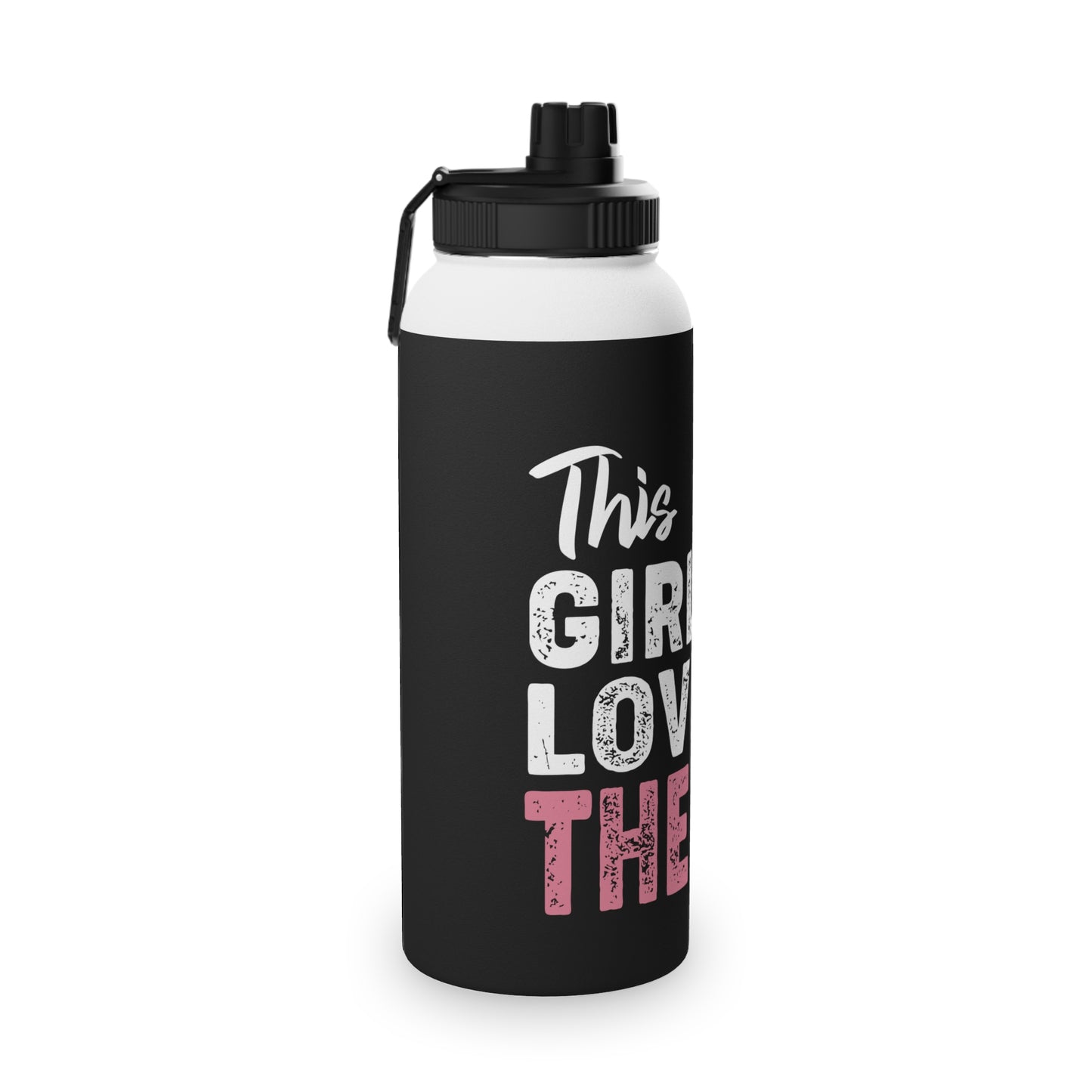This Girl Loves The Gym Stainless Steel Water Bottle | Sporty Hydration Gear