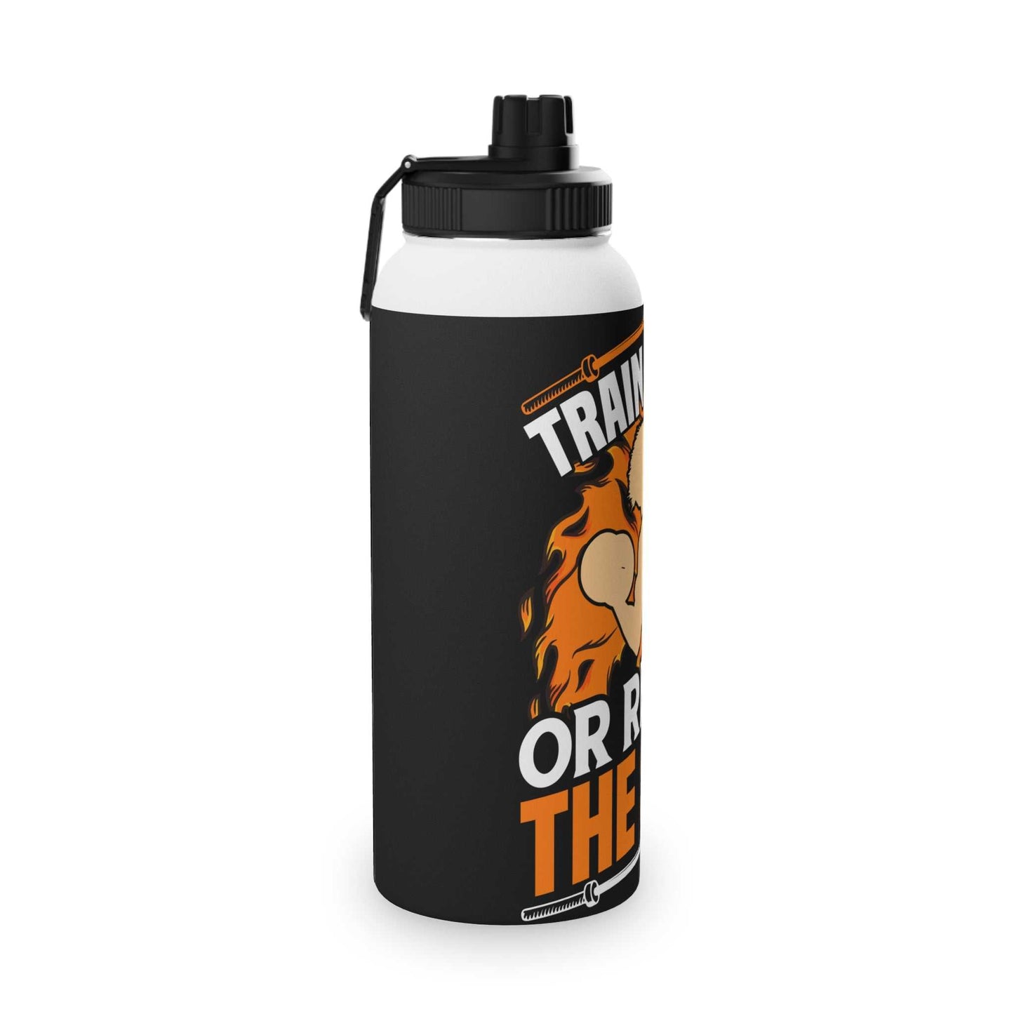 Gym Quotes Stainless Steel Water Bottle with Sports Lid