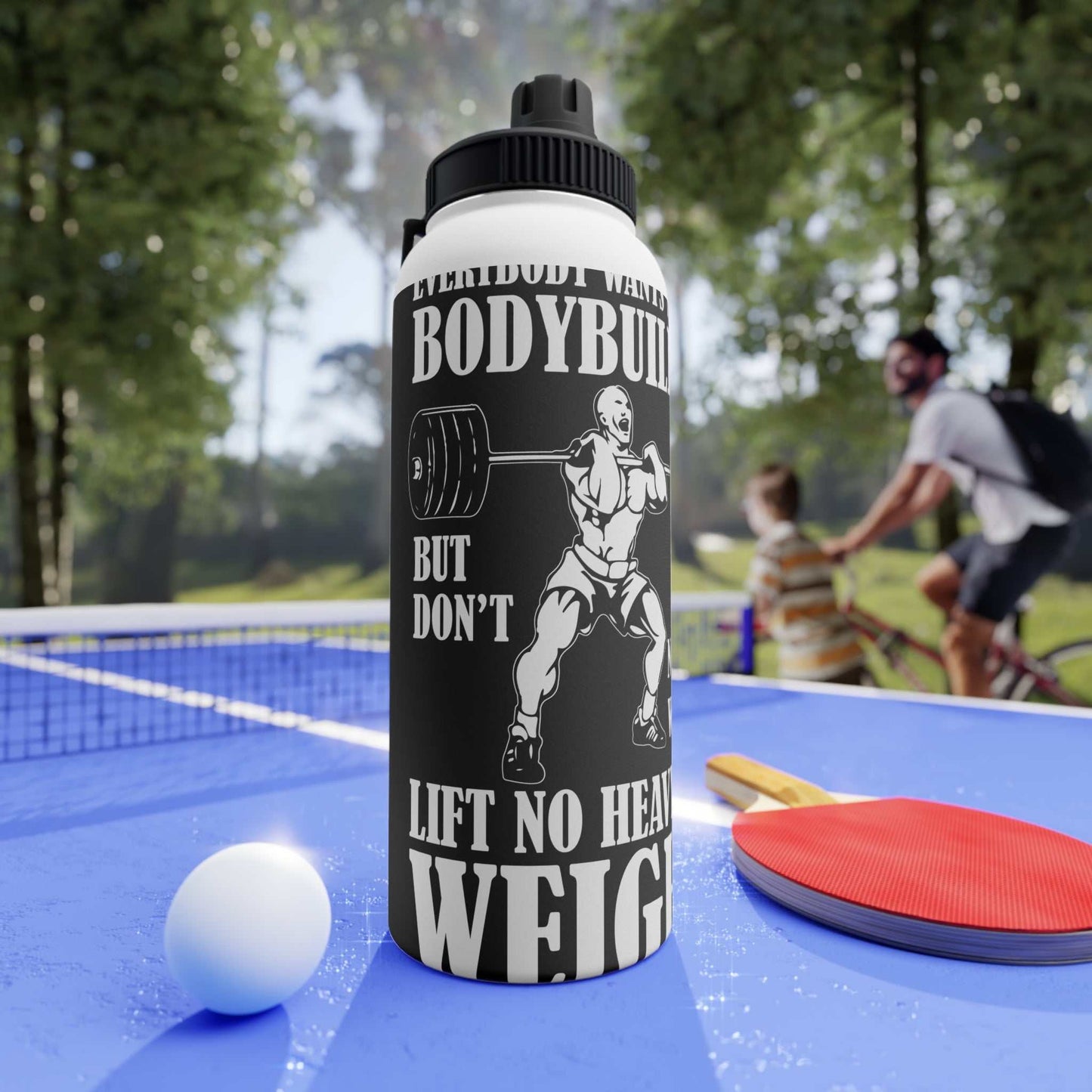 Stainless Steel Water Bottle, Sports Lid