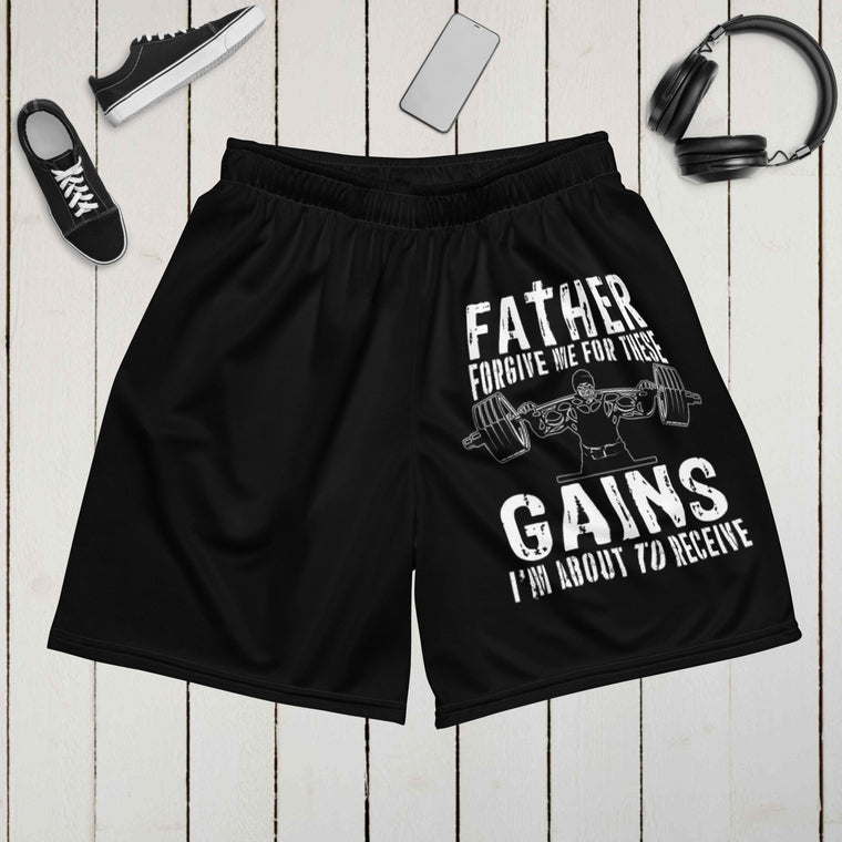 Unisex mesh shorts