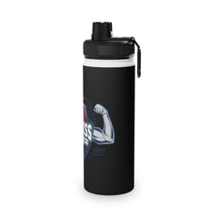 Durable Stainless Steel Water Bottle with Sports Lid - Perfect for Cyclists & Gym Enthusiasts