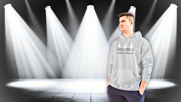 Hoodie — "Pressure Creates Winners" Motivational Champion Hoodie