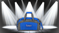 Pressure Creates Winners Gym Bag — Motivational Sports Duffle