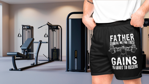 Unisex mesh shorts