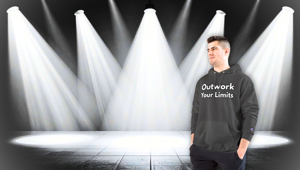 Outwork Your Limits Hoodie — Motivational Champion Hoodie for Athletes & Fitness Enthusiasts