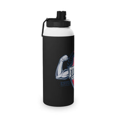 Durable Stainless Steel Water Bottle with Sports Lid - Perfect for Cyclists & Gym Enthusiasts