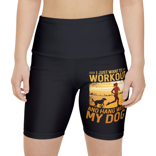 No Pain No Gain Women's Workout Shorts — Motivational Gym Bike Shorts