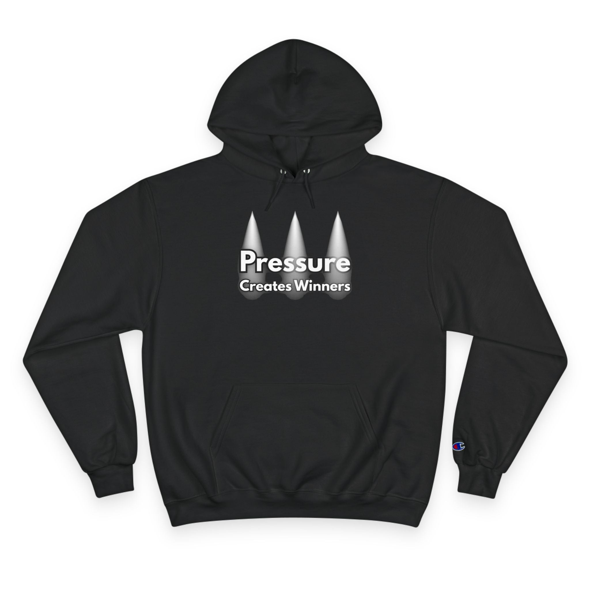 Hoodie — "Pressure Creates Winners" Motivational Champion Hoodie