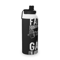 Motivational Stainless Steel Water Bottle – Fitness & Gym Design