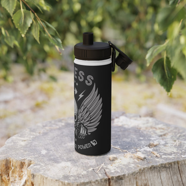 Fitness Skull Stainless Steel Water Bottle - Improve Your Power