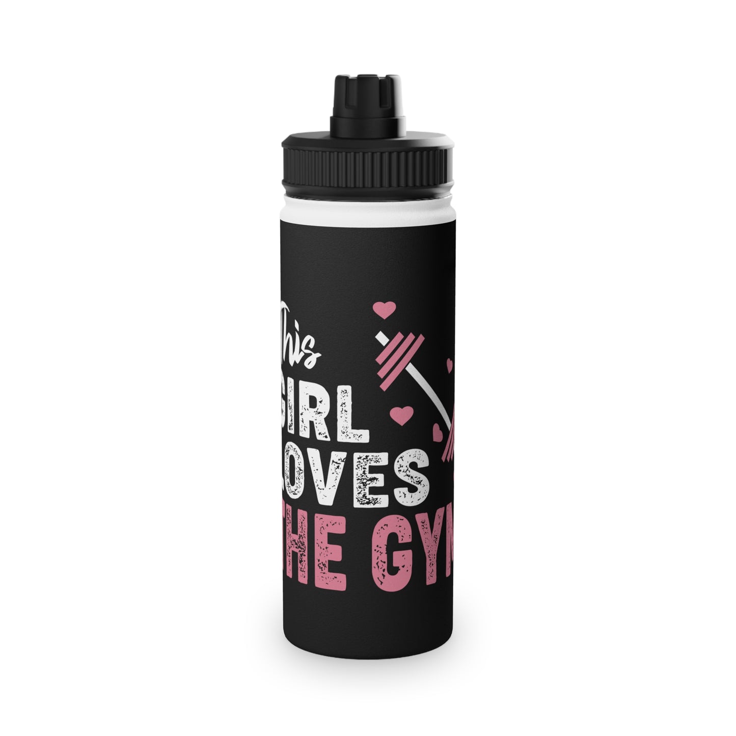This Girl Loves The Gym Stainless Steel Water Bottle | Sporty Hydration Gear