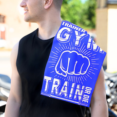 Gym Rally Towel — "Trainer of the Gym or Die Train" Motivational Workout Towel (11x18)
