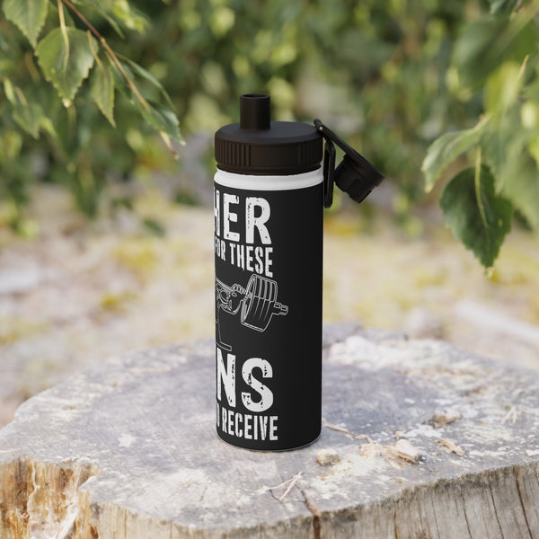 Motivational Stainless Steel Water Bottle – Fitness & Gym Design