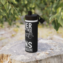 Motivational Stainless Steel Water Bottle – Fitness & Gym Design