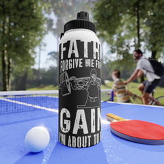 Motivational Stainless Steel Water Bottle – Fitness & Gym Design