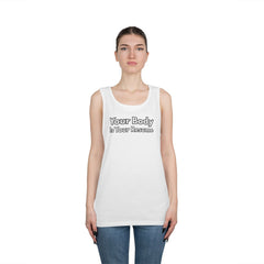 Tank Top — “Your Body Is Your Resume” Motivational Graphic Tank