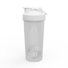 Protein Shaker Bottle - Leakproof Gym Mixer with Mixing Ball
