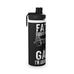Motivational Stainless Steel Water Bottle – Fitness & Gym Design