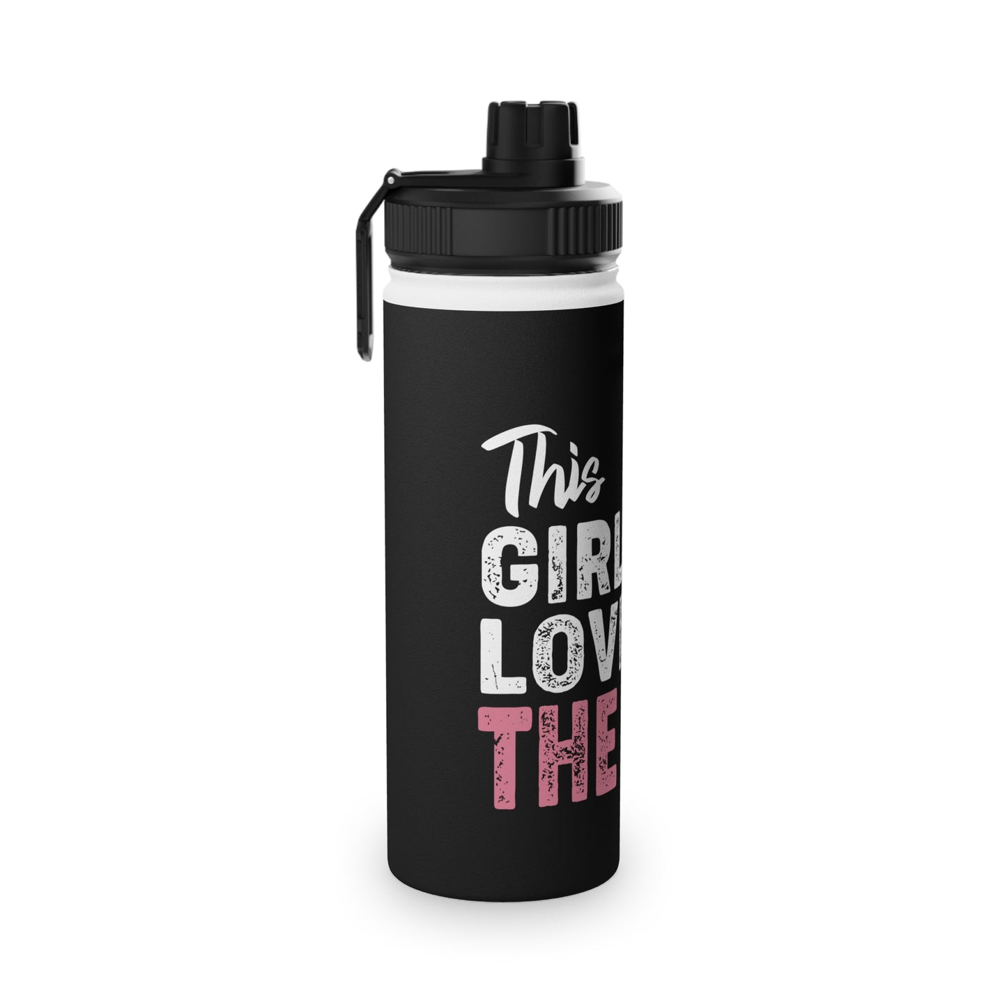This Girl Loves The Gym Stainless Steel Water Bottle | Sporty Hydration Gear