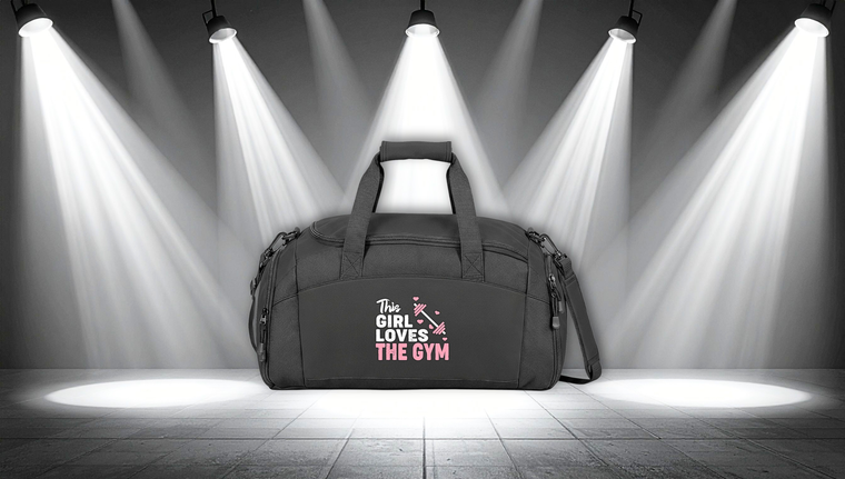 This Girl Loves The Gym Duffel Bag — Women's Workout Gym Bag