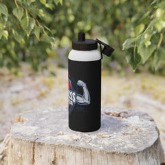Durable Stainless Steel Water Bottle with Sports Lid - Perfect for Cyclists & Gym Enthusiasts
