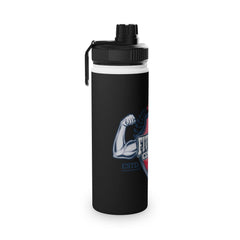 Durable Stainless Steel Water Bottle with Sports Lid - Perfect for Cyclists & Gym Enthusiasts