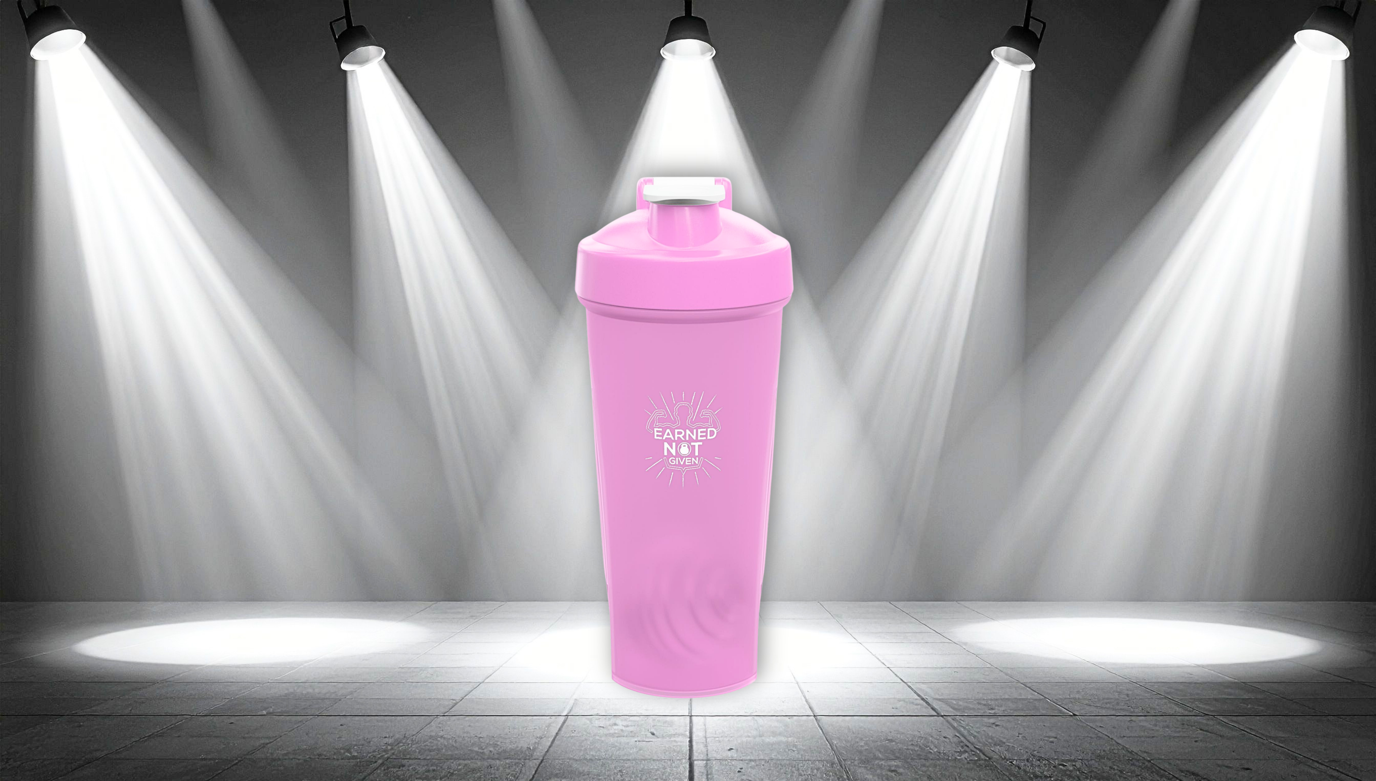 Protein Shaker Bottle — Gym Sport Fitness Mixer with Leakproof Lid