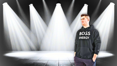 Boss Energy Hoodie — Bold Graphic Champion Hoodie