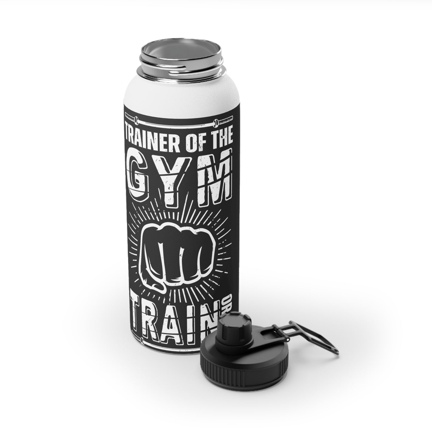 Gym Trainer Stainless Steel Water Bottle - Perfect Sport Hydration Gear