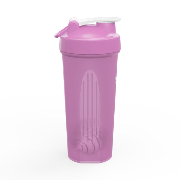 Protein Shaker Bottle - Leakproof Gym Mixer with Mixing Ball