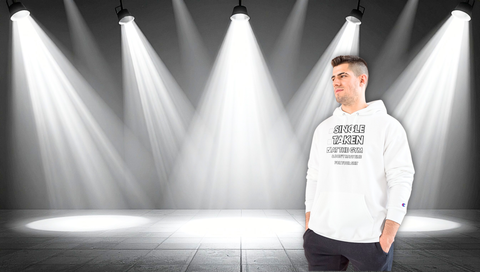 Gym Relationship Hoodie - "Single Taken At The Gym" Champion Sweatshirt