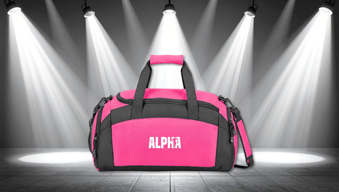 Alpha Gym Bag — Durable Athletic Duffel with 'ALPHA' Logo