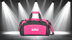 Alpha Gym Bag — Durable Athletic Duffel with 'ALPHA' Logo