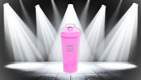 Protein Shaker Bottle – Motivational “Become What You’re Meant To Be” Gym Mixer