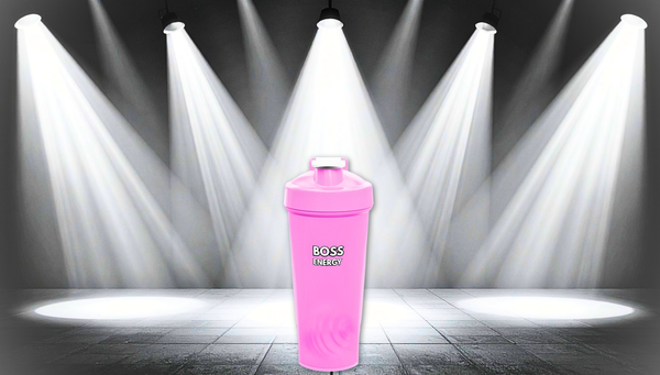 Protein Shaker Bottle – “BOSS ENERGY” Gym Blender Cup
