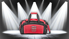 Gym Bag — "Single Taken at the Gym" Duffel for Workout Lovers