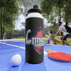 Durable Stainless Steel Water Bottle with Sports Lid - Perfect for Cyclists & Gym Enthusiasts
