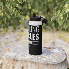 Motivational Stainless Steel Water Bottle - Instant Muscle Design