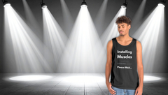Installing Muscles Tank Top — Funny Gym Workout Shirt