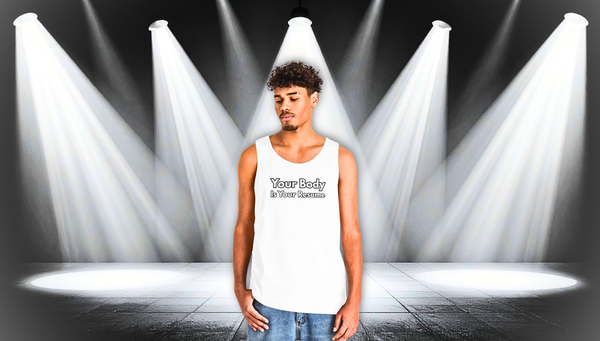 Tank Top — “Your Body Is Your Resume” Motivational Graphic Tank