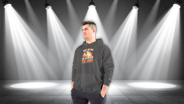 Hoodie — "Train Insane or Remain the Same" Motivational Gym Hoodie