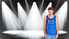 Bet On Yourself Tank Top — Motivational Fitness Tee