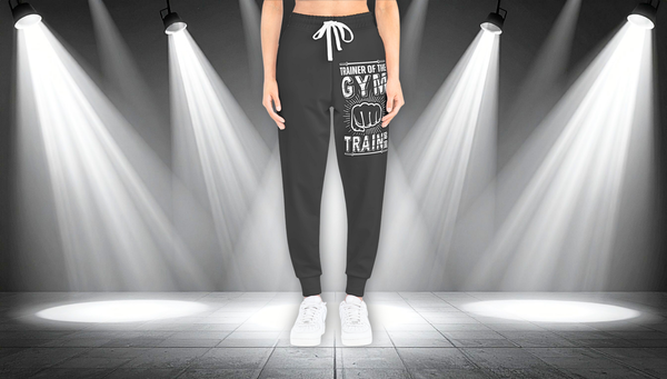 Gym Trainer Athletic Joggers – “Trainer of the Gym” Motivational Workout Pants