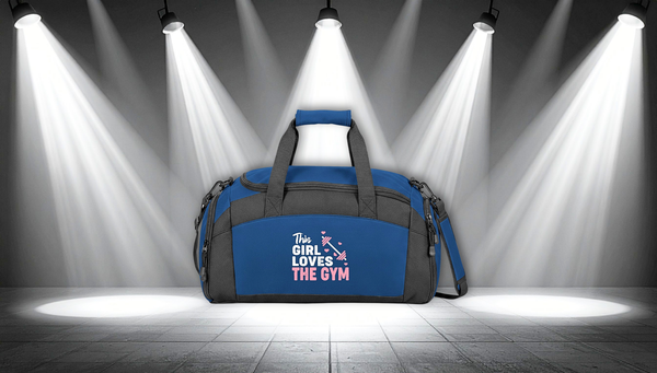 This Girl Loves The Gym Duffel Bag — Women's Workout Gym Bag