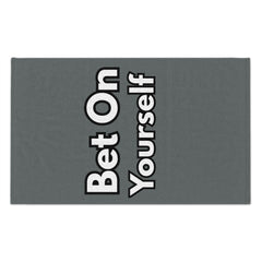 Bet On Yourself Rally Towel — Motivational 11x18 Game Day Towel