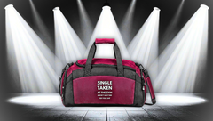 Gym Bag — "Single Taken at the Gym" Duffel for Workout Lovers
