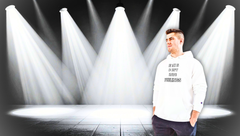 Facts Don't Have Feelings Hoodie — Minimalist White Graphic Pullover
