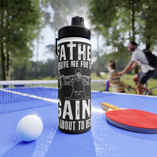 Motivational Stainless Steel Water Bottle – Fitness & Gym Design